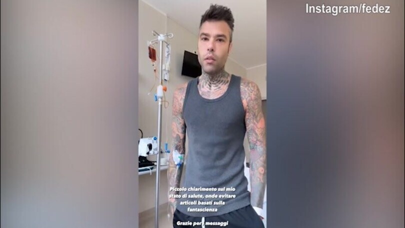 Il chiarimento di Fedez: "Nessun ricovero per alcool o droghe"