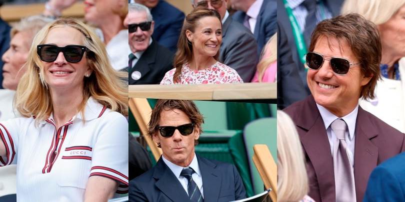 Da Julia Roberts a Tom Cruise, gli ospiti vip alla finale di Wimbledon