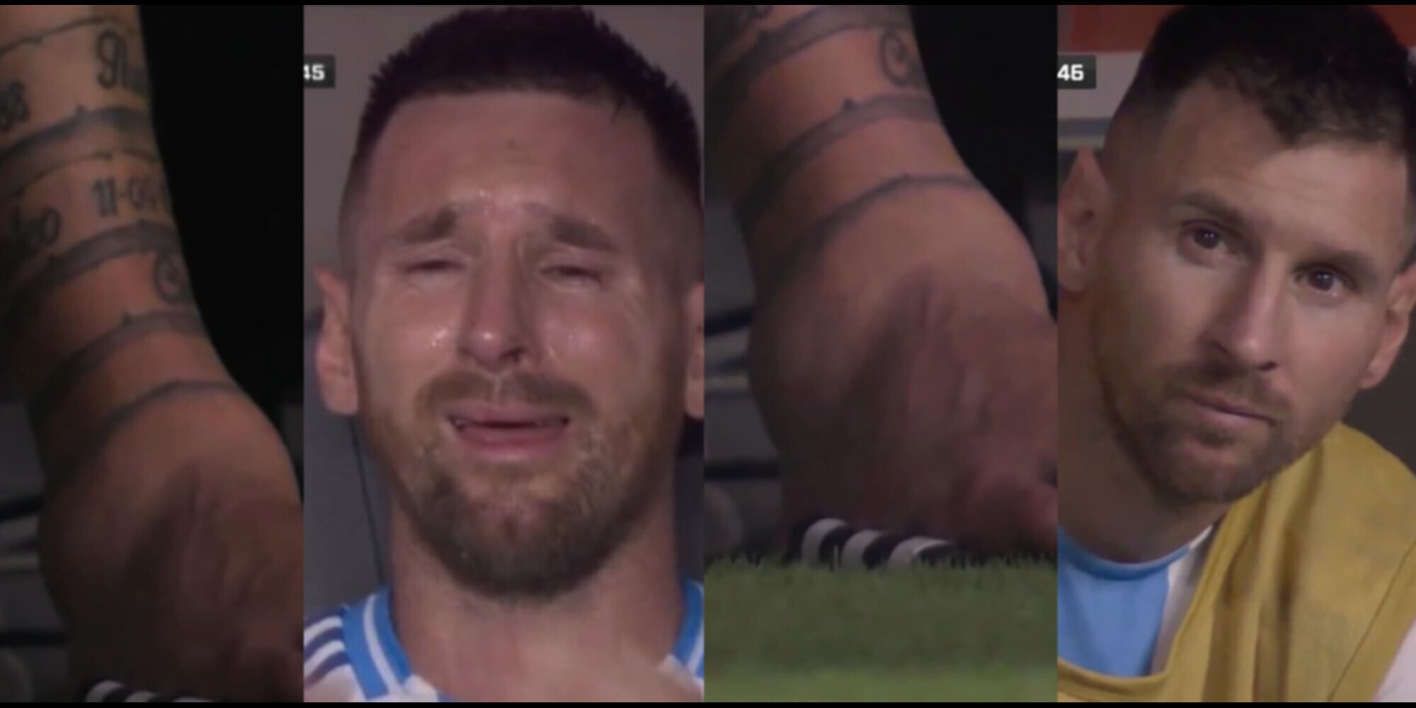 Messi, infortunio e lacrime: la caviglia gonfia fa il giro del web
