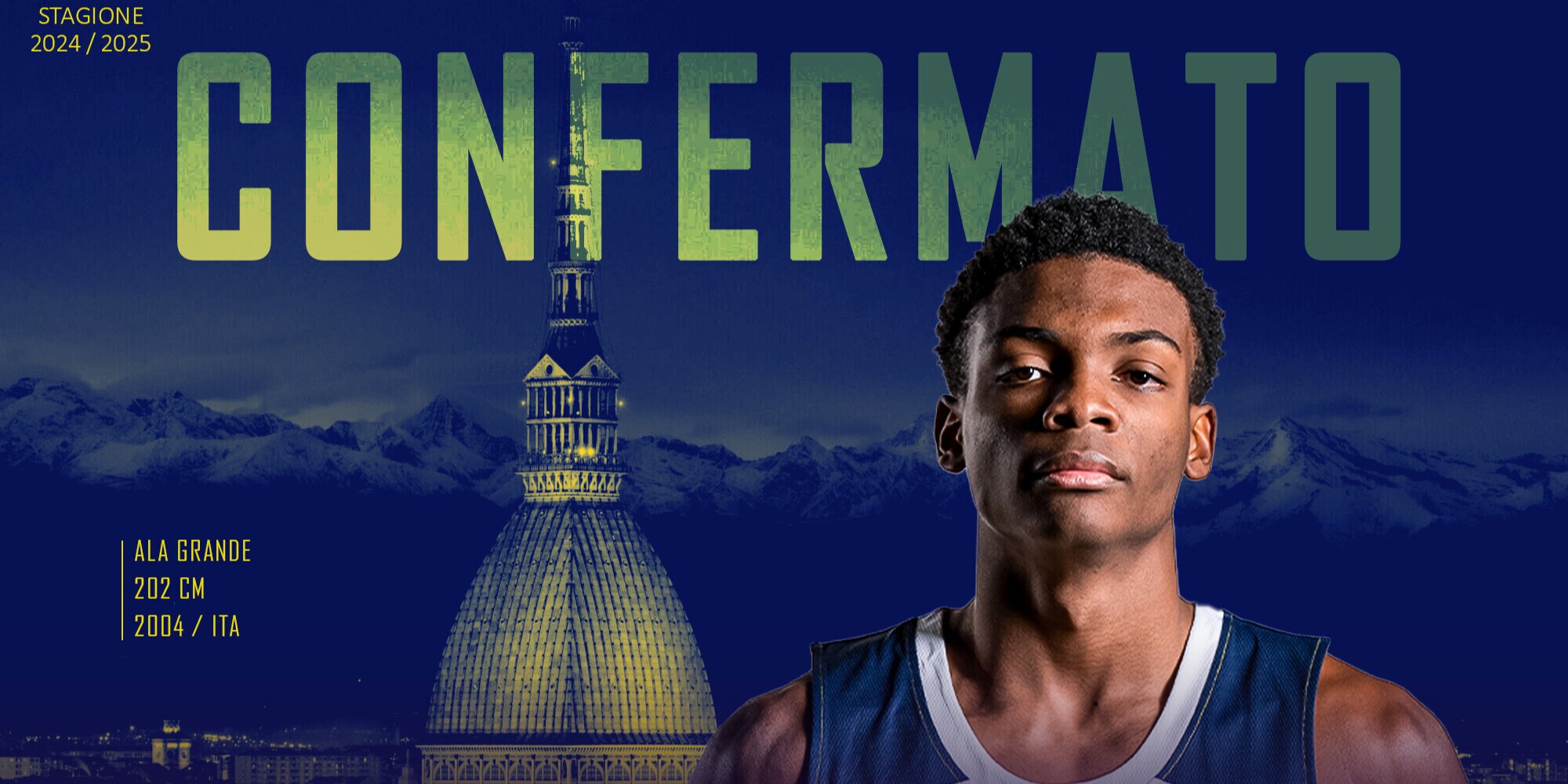 Reale Mutua Torino: Kesmor Osatwna farà parte del roster di coach Boniciolli