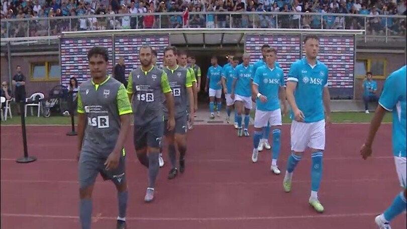 Amichevole, il Napoli supera 4-0 l'Anaune nella prima di Conte