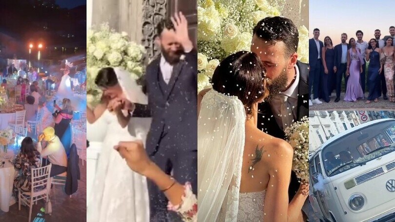 Datome e Chiara Pastore, matrimonio da favola in Costiera Amalftana