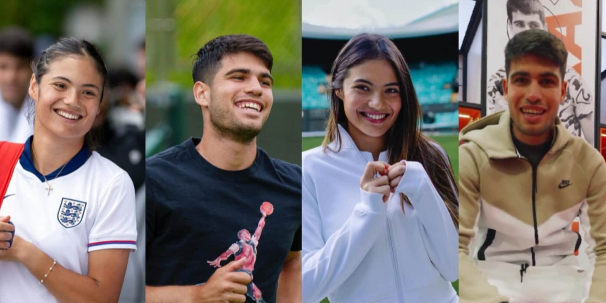 Carlos Alcaraz e Emma Raducanu flirt in corso? Il gossip e lo scherzo