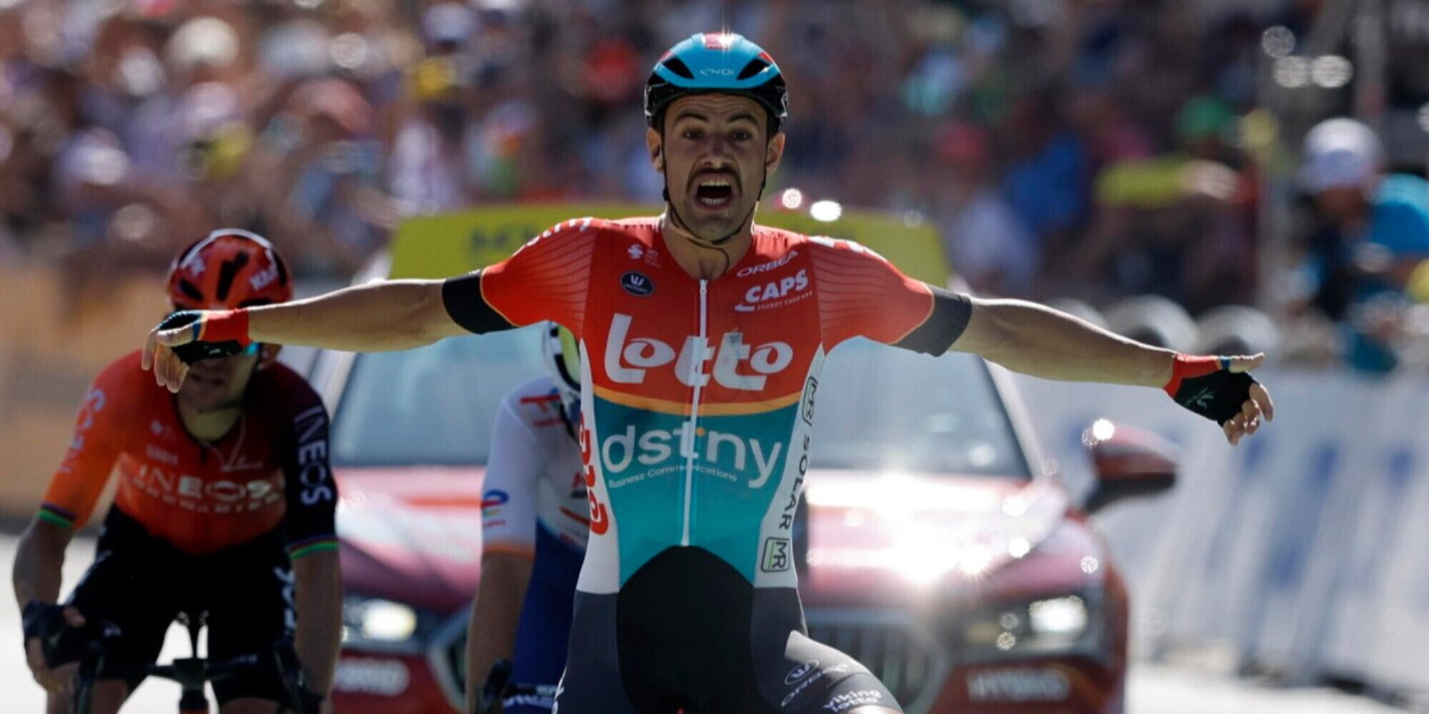 Campenaerts, prima volta al Tour: vinta la 18ª tappa! Pogacar sempre leader