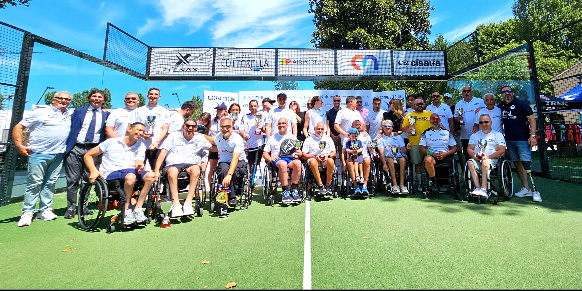 Campania show nel Padel Mixto