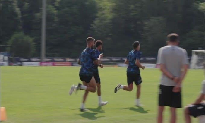 Napoli, nuova seduta a Dimaro: quanta corsa per gli azzurri