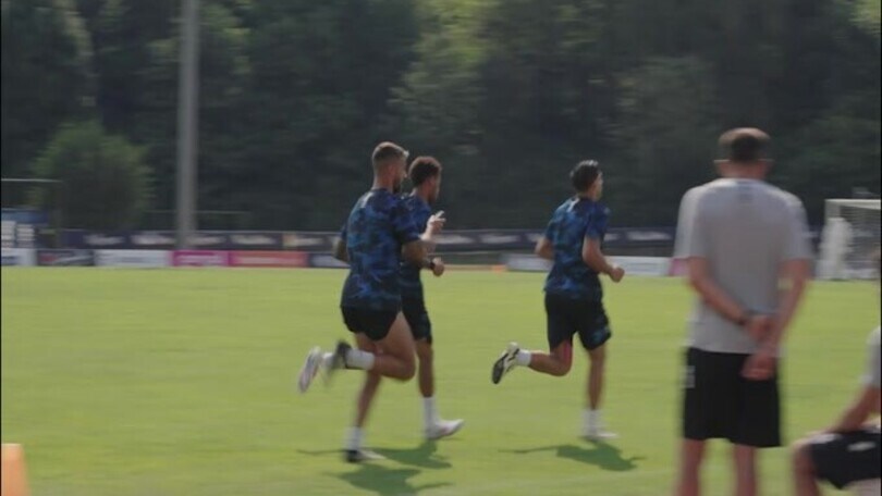 Napoli, nuova seduta a Dimaro: quanta corsa per gli azzurri