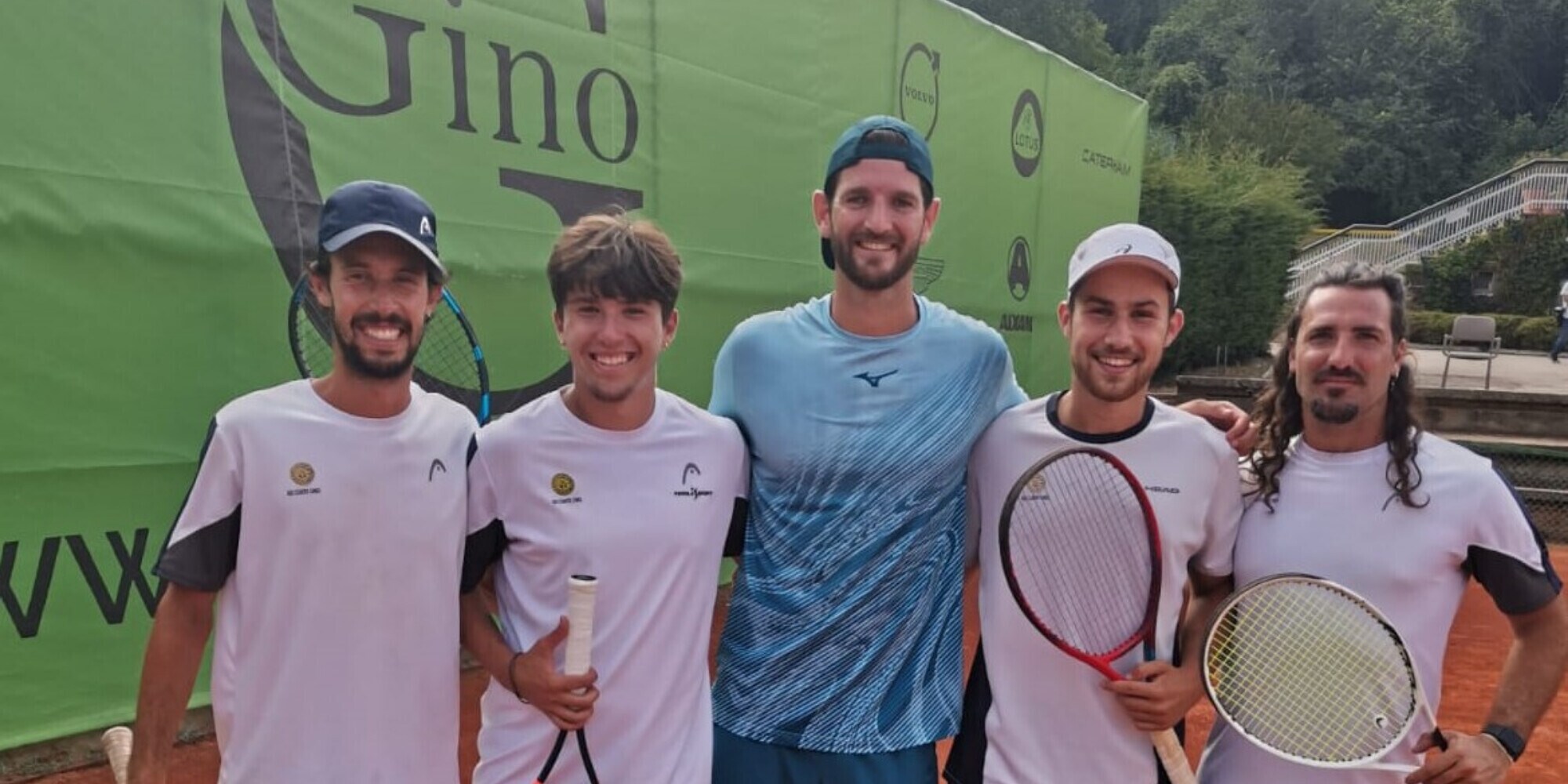 Andrea Vavassori al "Tennis Day" del Country Club Cuneo