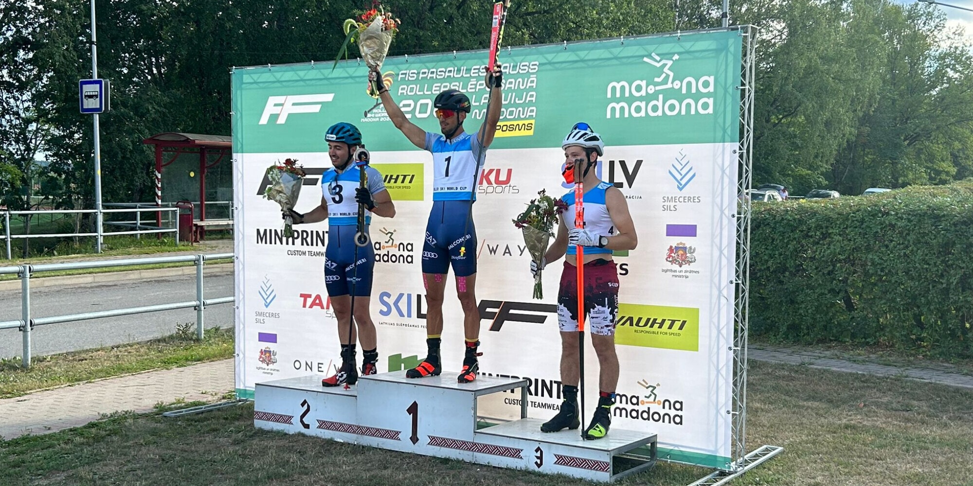 Coppa del Mondo di Skiroll: Emanuele Becchis domina in Lettonia