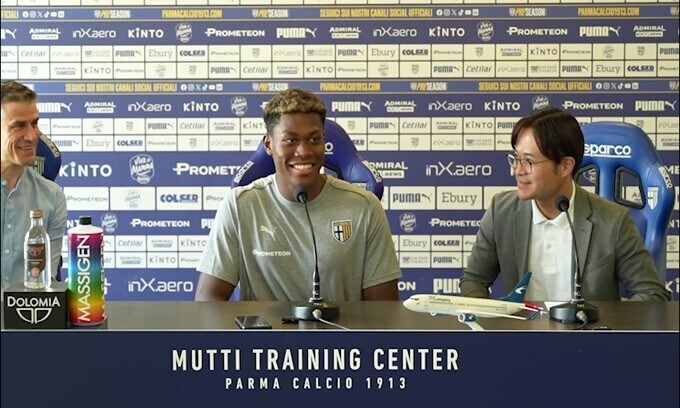 Parma, prime parole in italiano per Suzuki