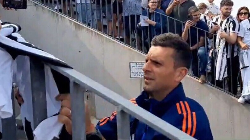 Entusiasmo Juve, Thiago Motta e Vlahovic i più acclamati dai tifosi in Germania