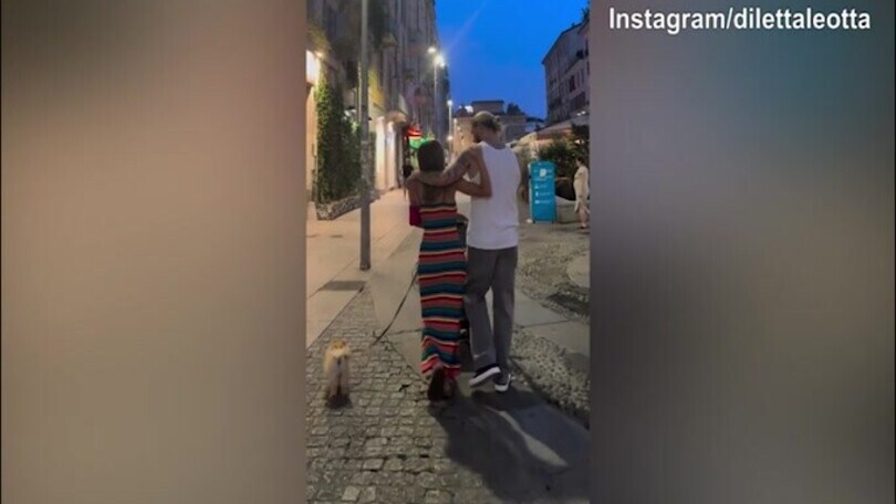 Bacio a Milano per Diletta Leotta e Karius