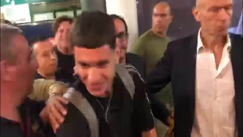 Roma, delirio totale per lo sbarco di Soulé