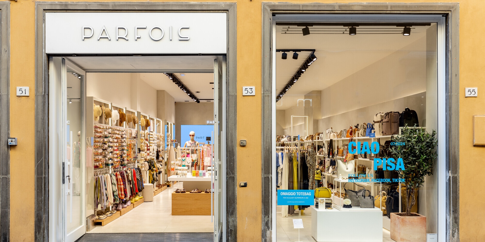 Porfois apre nuovi store a Pisa e Viareggio
