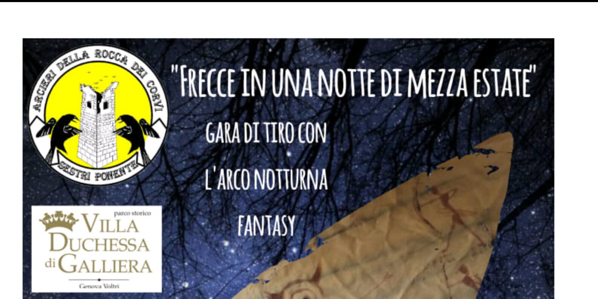 A Voltri sabato “Frecce in una notte di mezza estate”