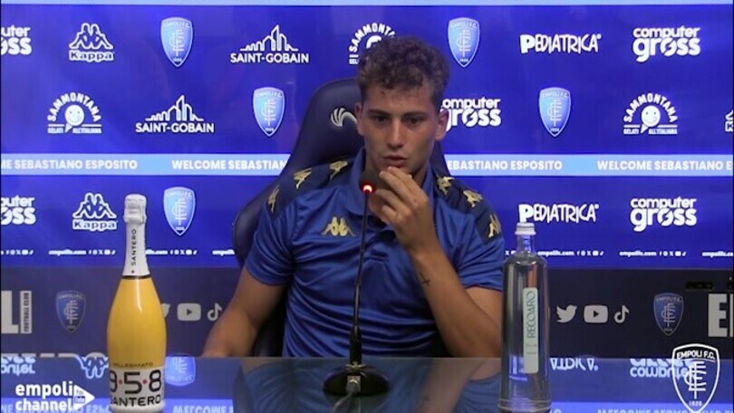 Sebastiano Esposito: "Felice di essere qui"