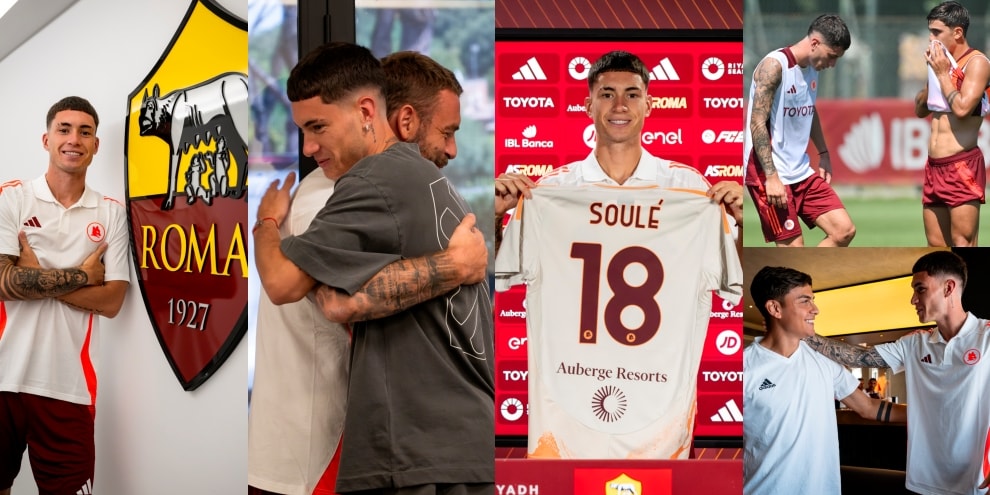 Roma, splende il Soulé a Trigoria: l'intesa con Dybala è super