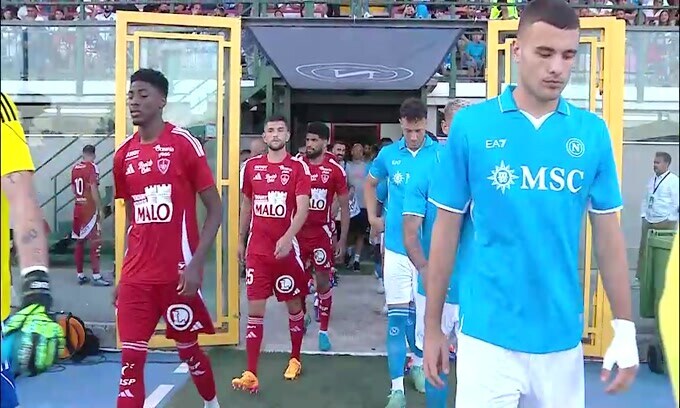 Ecco il nuovo Napoli di Conte: 1-0 al Brest