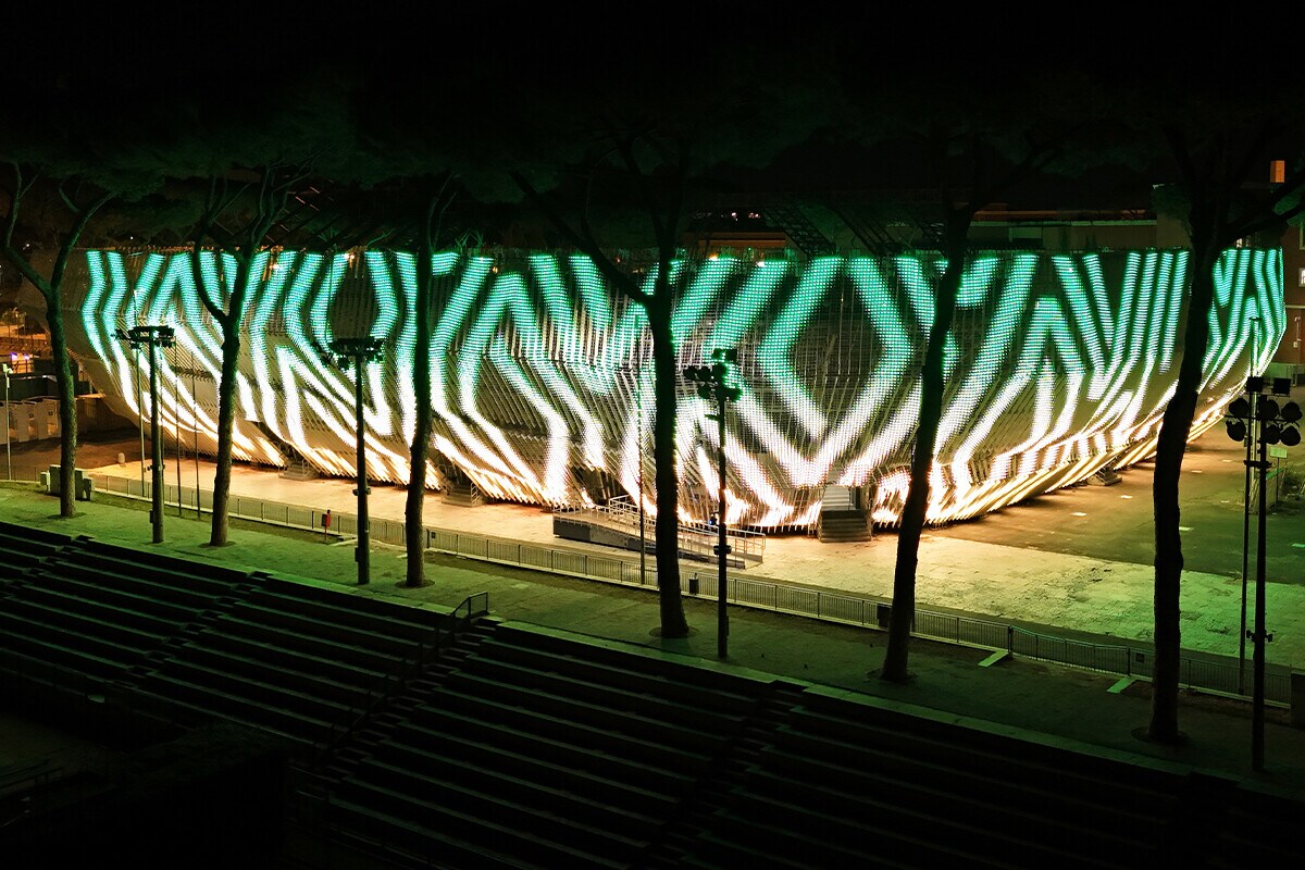 La Grand Stand Arena di Roma come Sphere di Las Vegas