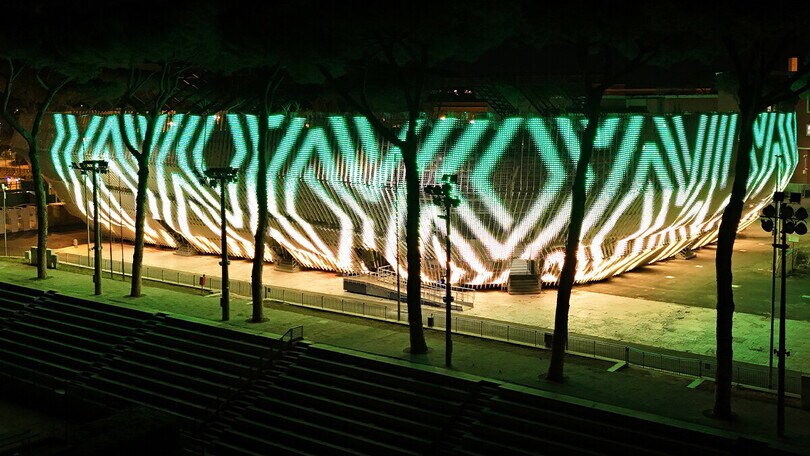 La Grand Stand Arena di Roma come Sphere di Las Vegas