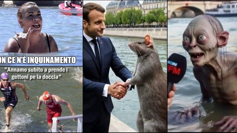 Olimpiadi, Parigi da ridere! Senna inquinata e 'strani atleti': le ironie