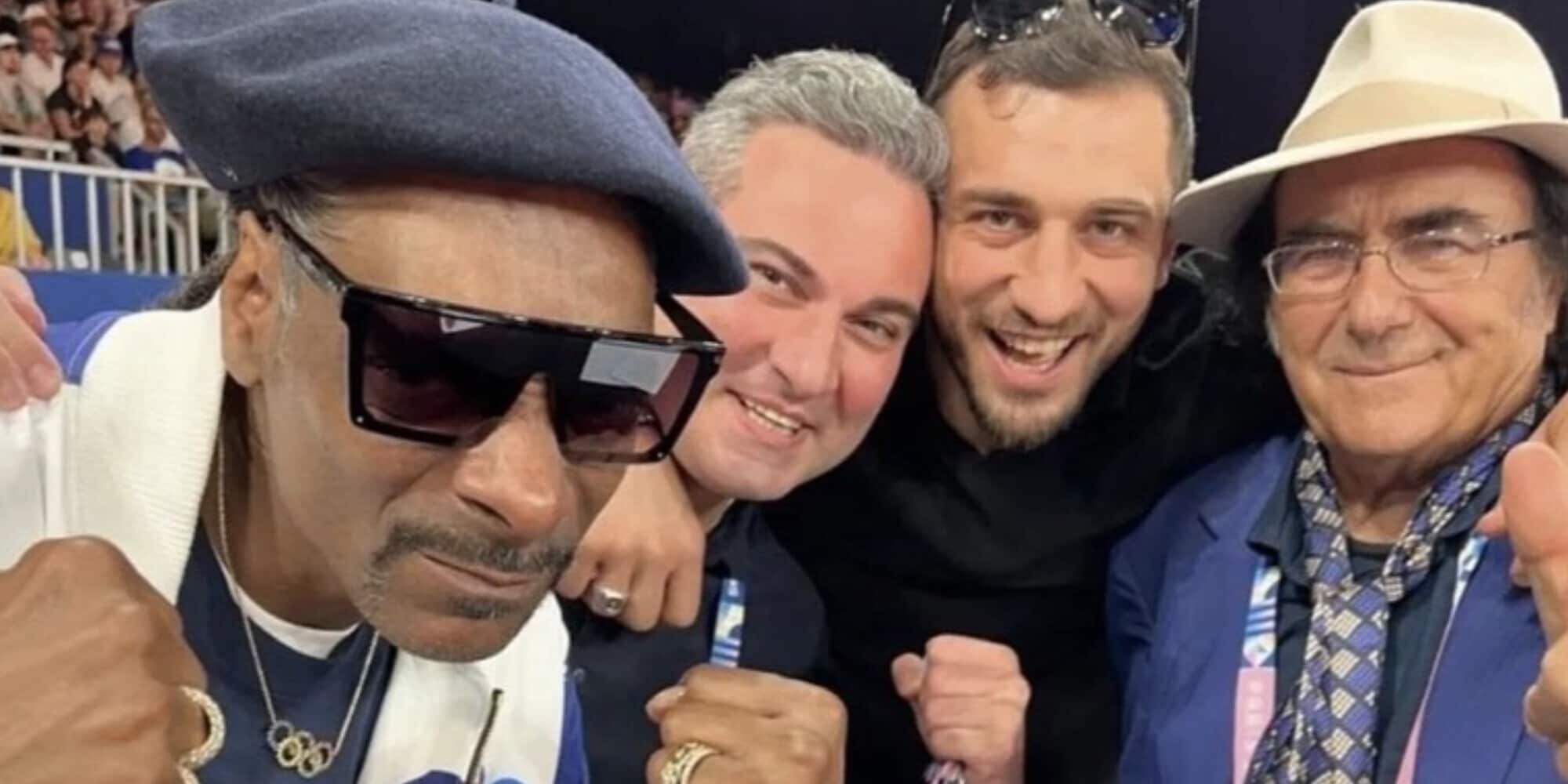 Alle Olimpiadi c’è anche… Al Bano: scatta il selfie con Snoop Dogg