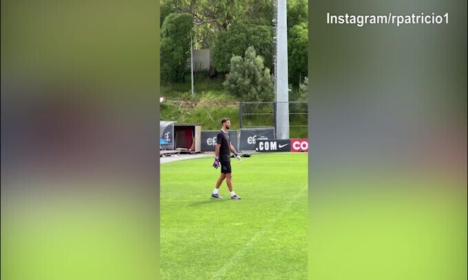 Futuro incerto, Rui Patricio si allena