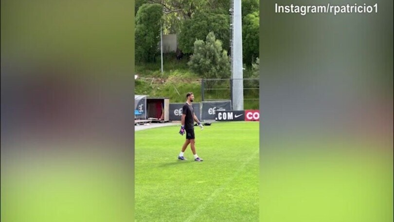 Futuro incerto, Rui Patricio si allena