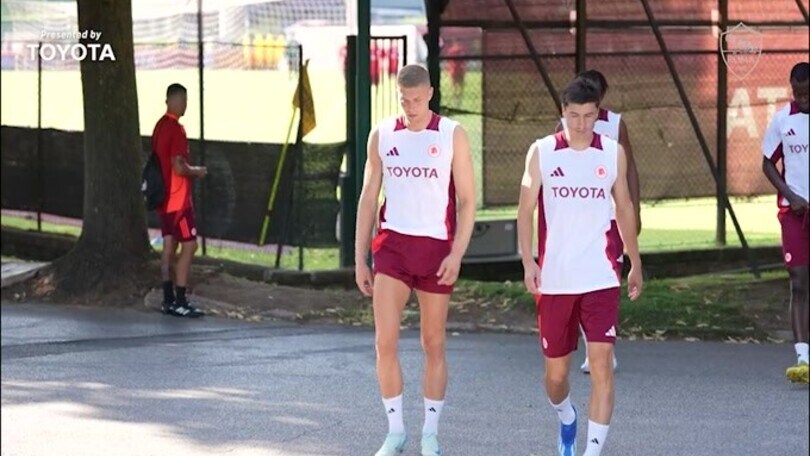 Roma, Dovbyk si allena a Trigoria