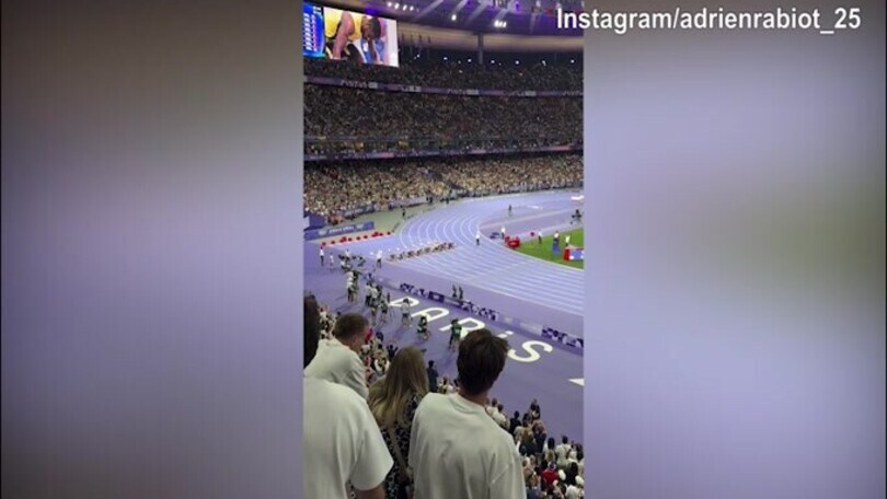 Atletica, finale 100metri maschile: in tribuna c'è anche Rabiot