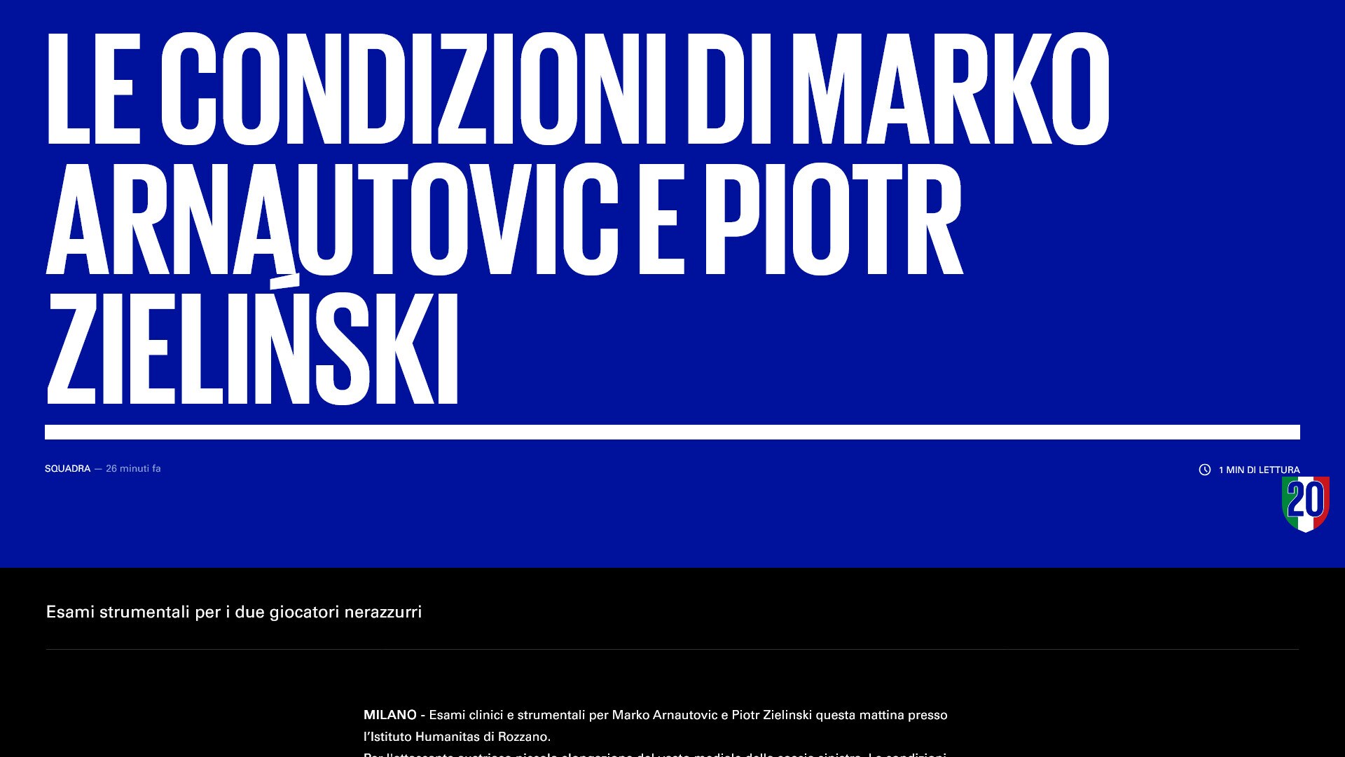 Inter, altra brutta notizia per Inzaghi: stop per Arnautovic e Zielinski