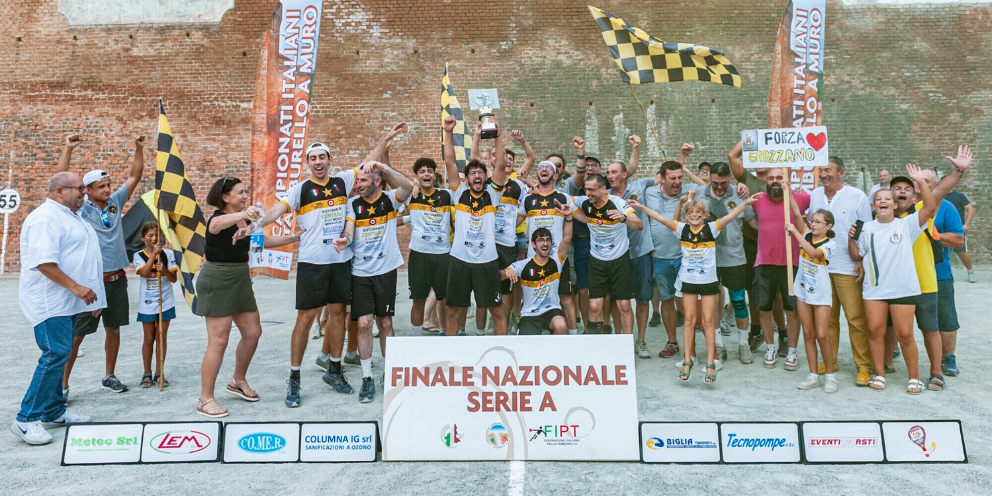 Il Grazzano si aggiudica la finalissima di Tamburello a Muro