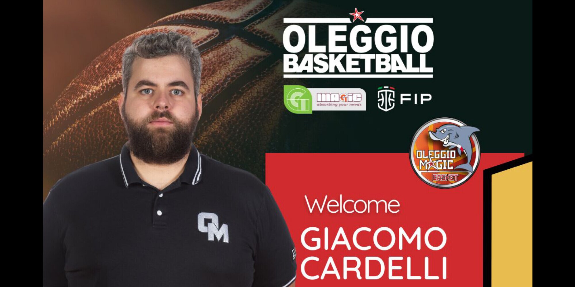 Oleggio Basketball: Giacomo Jack Cardelli è il secondo assistente!