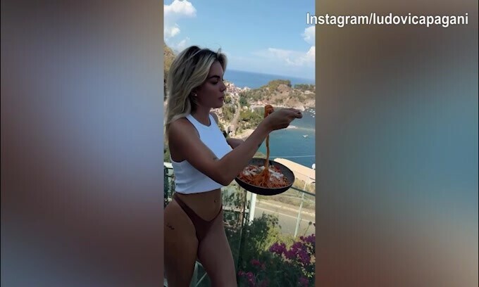 Ludovica Pagani in vacanza, cucina e mangia...all'italiana