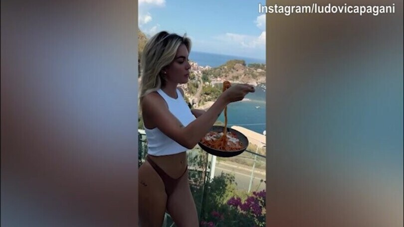 Ludovica Pagani in vacanza, cucina e mangia...all'italiana