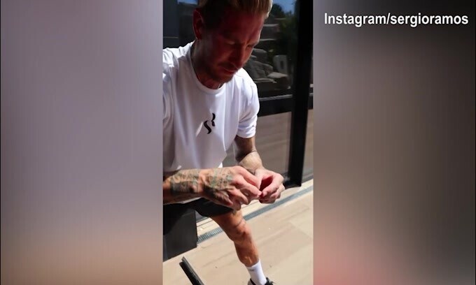 Sergio Ramos e l'incontro speciale in giardino