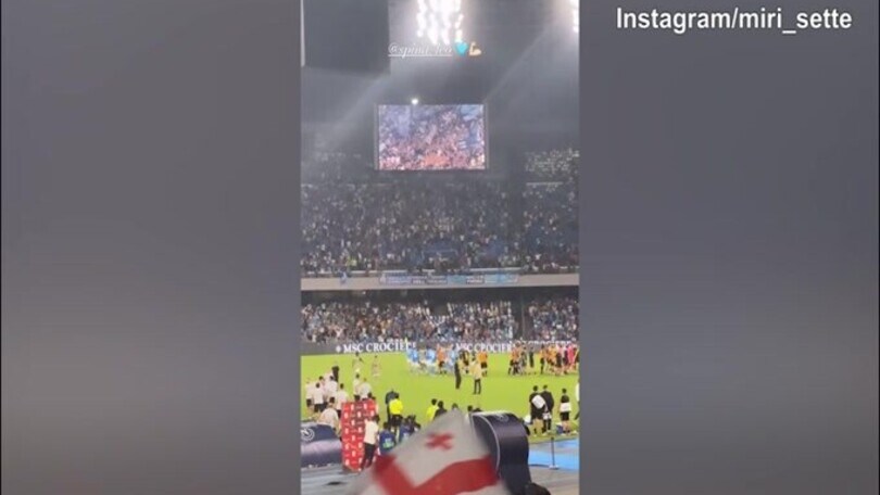 Napoli, Lady Spinazzola festeggia la vittoria
