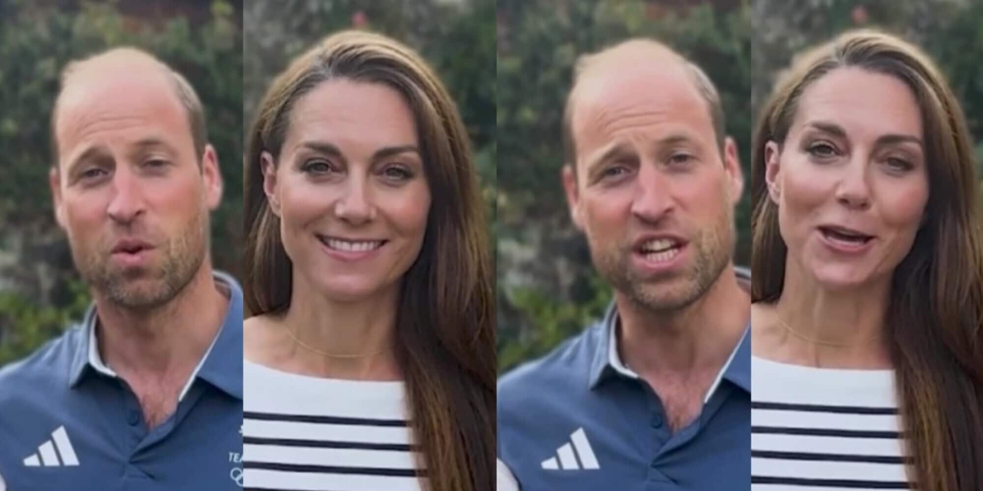 Kate Middleton torna in pubblico: il video con William per le Olimpiadi