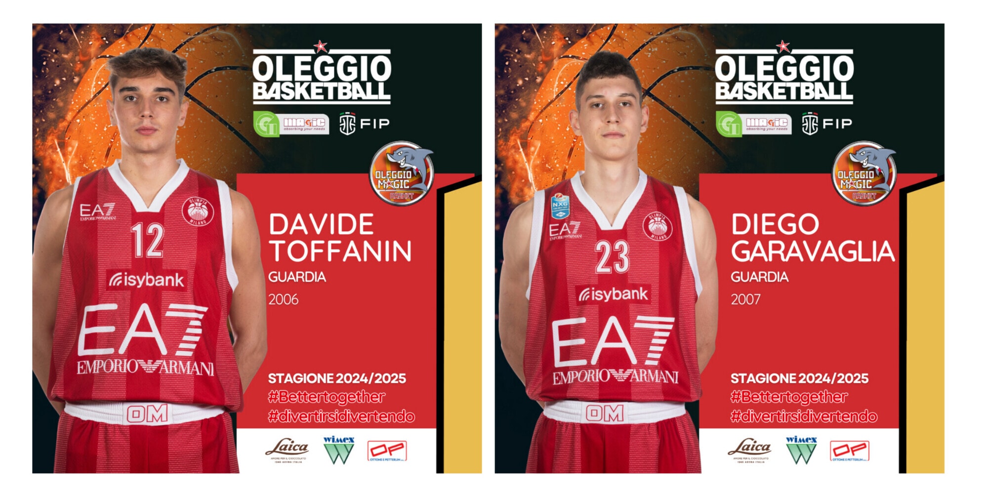 Oleggio Basketball: Toffanin e Garavaglia nuovi Squali!