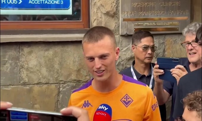 Fiorentina, la felicità di Gudmundsson: "Sono molto contento"