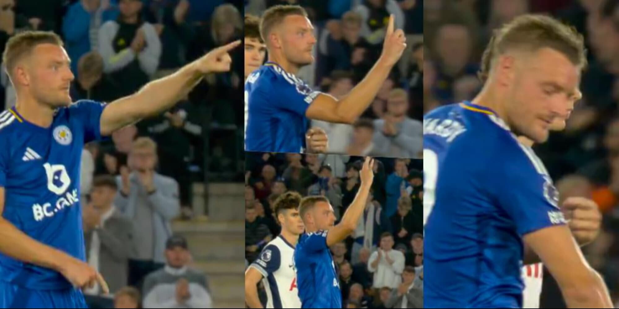 Vardy è tornato in Premier: gol Leicester e gesto verso i tifosi del Tottenham