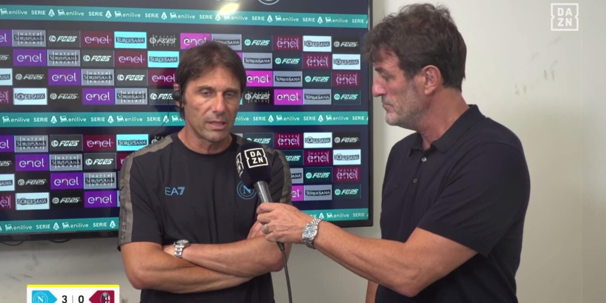 Conte: "Napoli, i cazzotti si danno e si prendono. Ho grande fiducia"