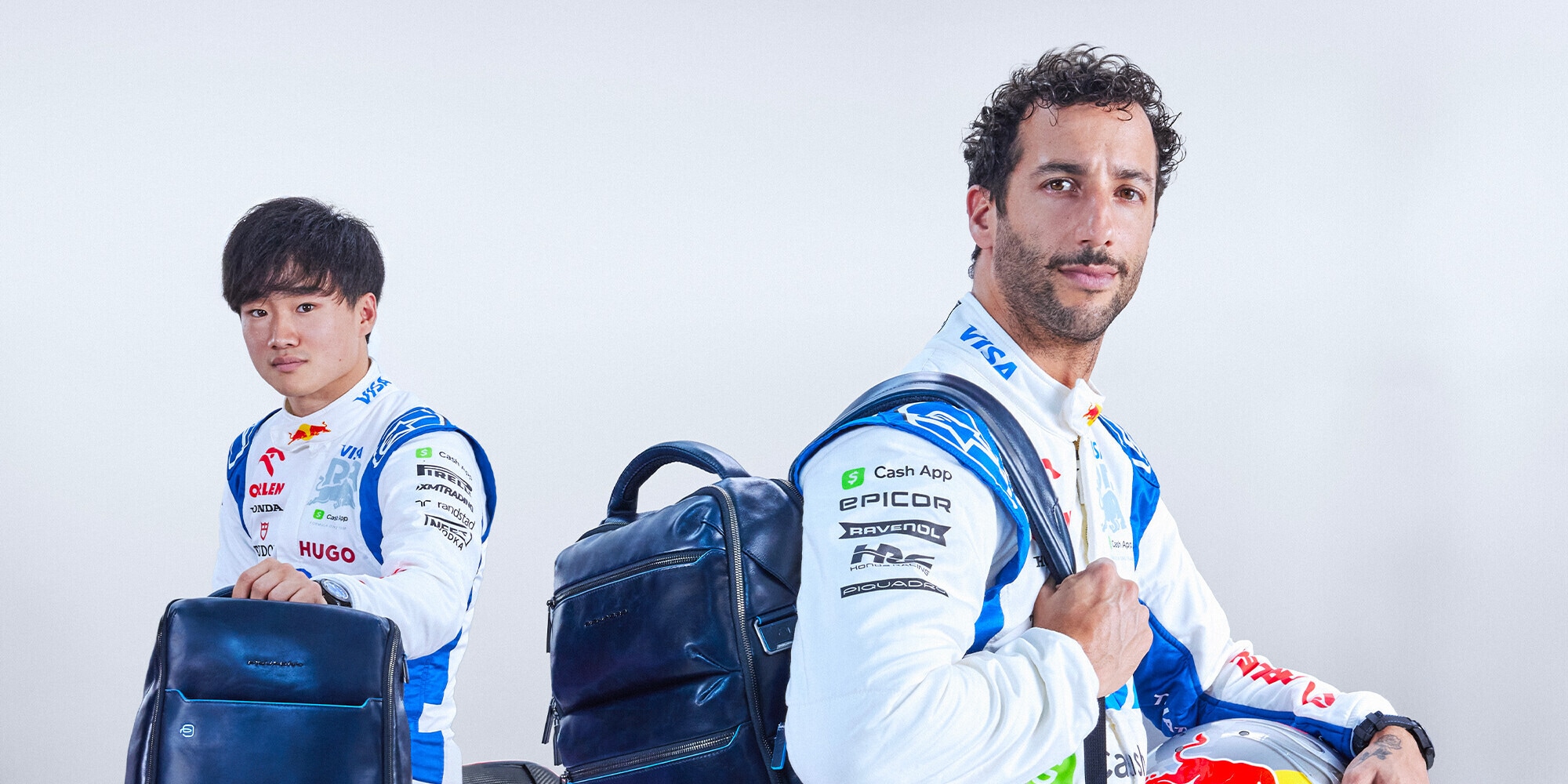 Piquadro official luggage partner di Visa Cash App Racing Bull Formula 1 Team