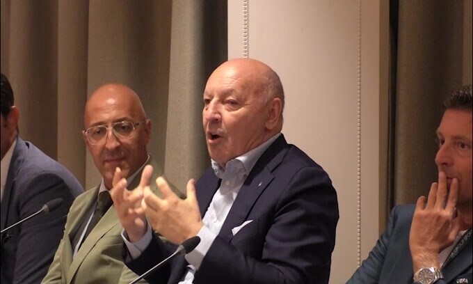 Marotta sottolinea: "L'Inter la meno ammonita del campionato...."