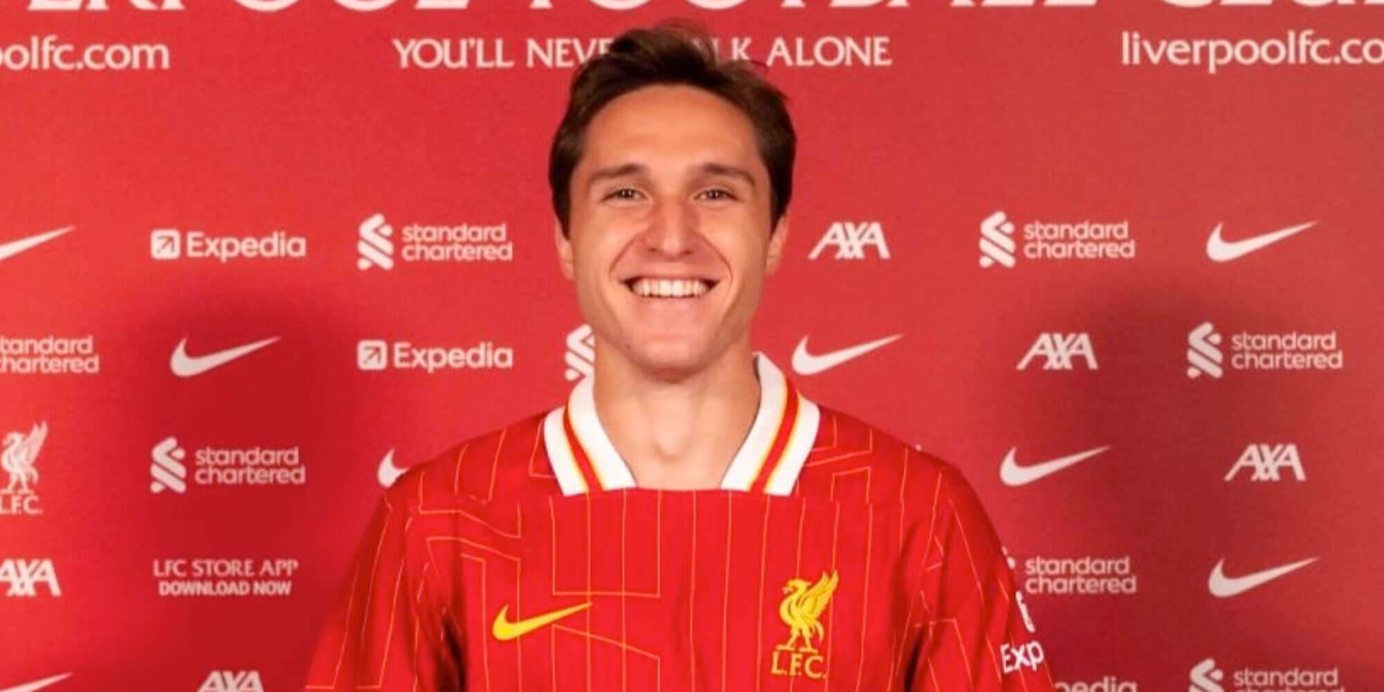 Chiesa, Slot è già pazzo: “Cultura del lavoro e gol. Migliorerà il Liverpool”