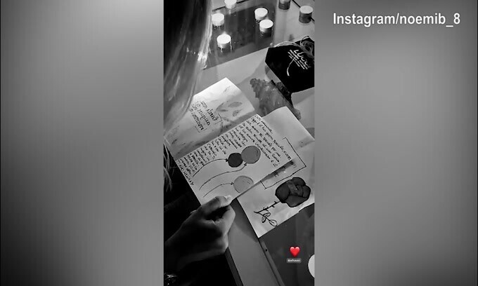 Totti, la lettera della figlia Isabel a Noemi per il suo compleanno