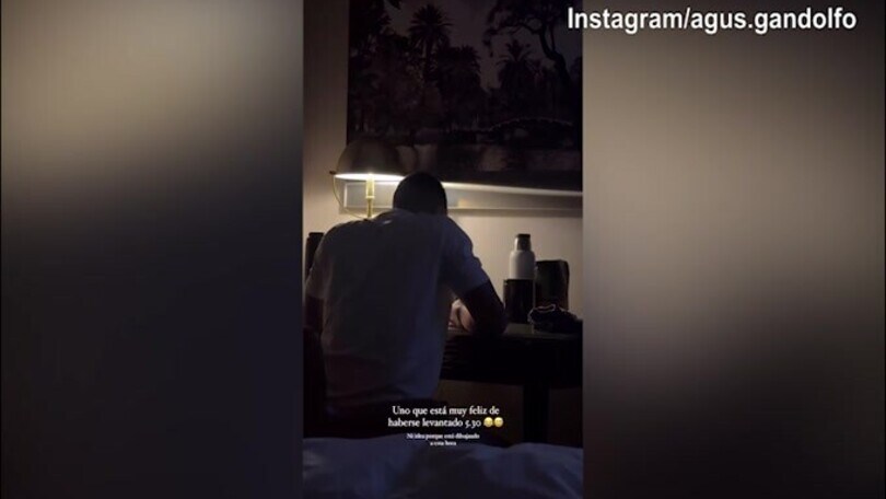 Agustina stuzzica Lautaro: "Uno felice di essersi alzato alle 5..."
