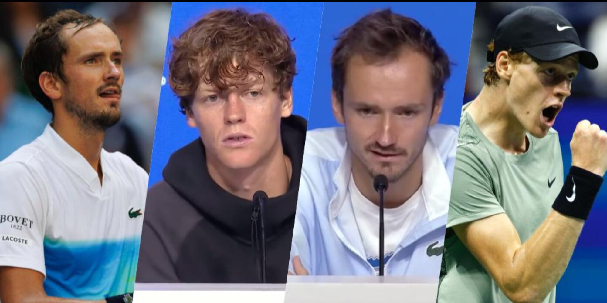 Sinner: “Medvedev? Mi piacciono le sfide”. Daniil: “Ecco a cosa proverò a pensare"