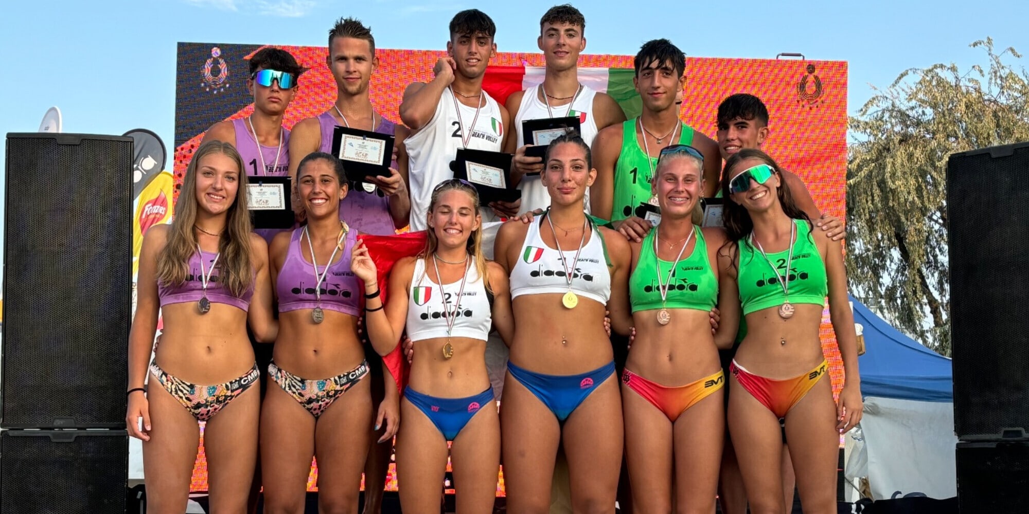 Beach Volley: Tesoro/Durand e Di Felice/Santomassimo i tricolori Under 18
