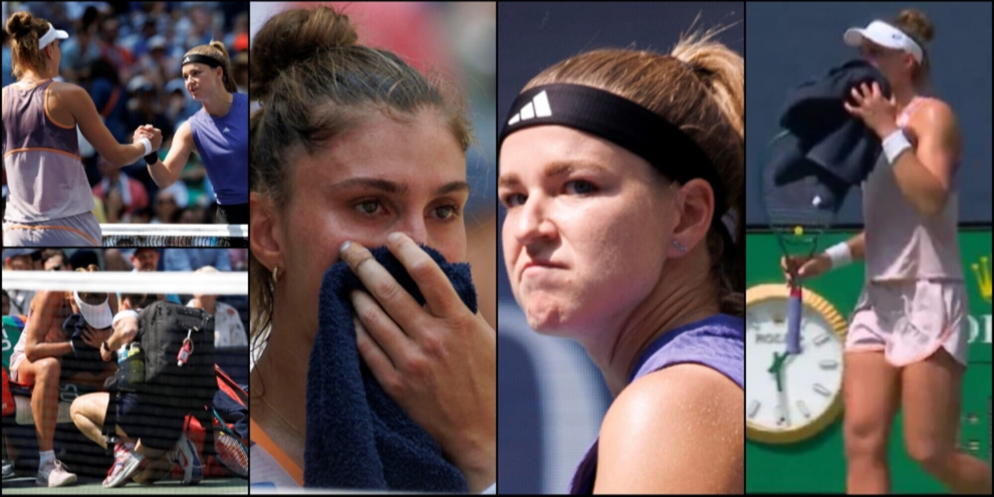 Haddad Maia-Muchova tra lacrime, attacco d'ansia e corse in bagno: cosa è successo alle tenniste